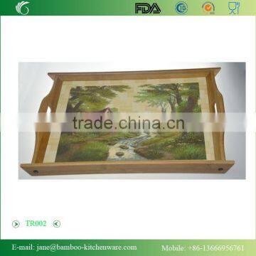2015 Chinese Style Cherry Pattern Tea Tray With Patterns photo-3