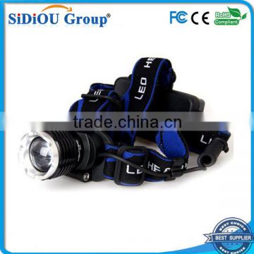 t6 3-Mode 1000 lumens headlamp 18650 headlamp