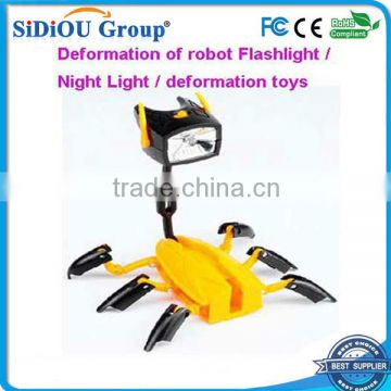 Deformation of robot Flashlight