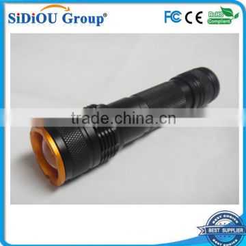 portable rechargeable 9w led flashlight outdoor flashlight