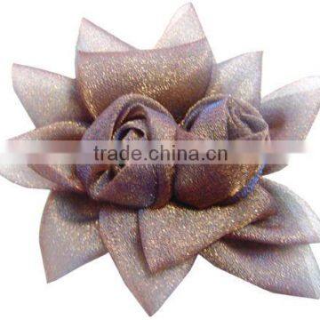 DIY wholesale custom shining tulle flower