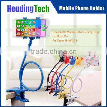 For lazy guys long arm mobile phone bracket for desk