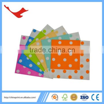 005 cheap price party printing paper dinner napkin paper supplier