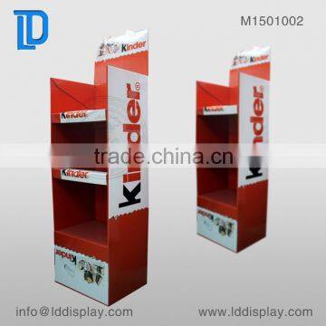 Hot Sale Cardboard Floor Display Stand,POP Display Stand Rack,Cardboard Display Rack For Promotion