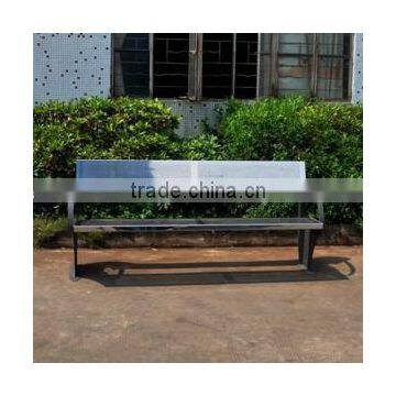 Outdoor furniture stainless steel bench