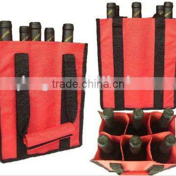 wine bottle carrier non woven wine bottle bag