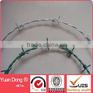 barbed wire price per roll galvanized barbed wire