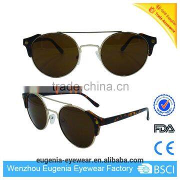 man sun glass custom logo fashion style tortoise frame sunglasses