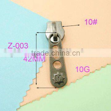 metal zippers and sliders z-003 high quality,zipper puller