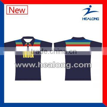 Healong Custom Team Name And Number India Cricket Jersey 2016