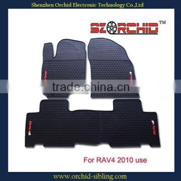 latex decorative oem pretty car floor mat for RAV4 use