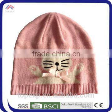 fashion knitting baby crochet hat for cute children