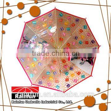 Minny Mouse cartoon printing cute POE child umbrella