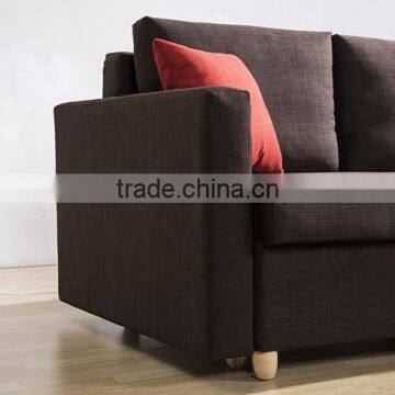 Hot Selling Three Seats Folding Sofa Bed With Strong Wood Frame