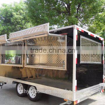3kw power mobile food truck for sale / Food Grade electric food truck equipments