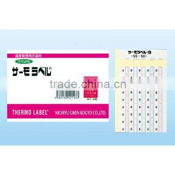 Very Small and irreversible temperature indicator, temperature label for narrow space (5 Level)