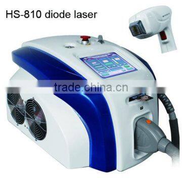 Portable Permanent 810nm Diode Laser Hair Removal Machine (HS-810) by shanghai med.apolo tech.