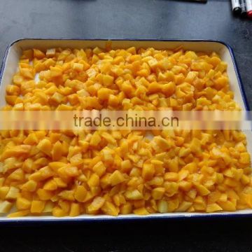 A10 canned irregular peach dices in juice diced peaches 3000g