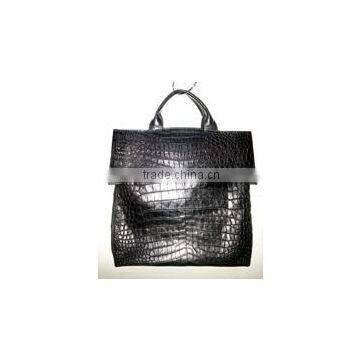 CROCODILE LEATHER HANDBAG