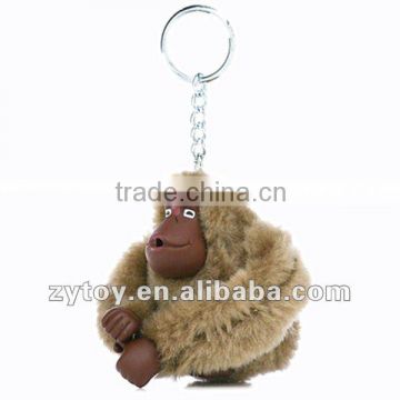 Mini Plush Monkey Keychain OEM