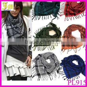 Cheap New Unisex Women Men Checked Arab Grid Neck Keffiyeh Palestine Scarf Wrap 2015 Hot Sale