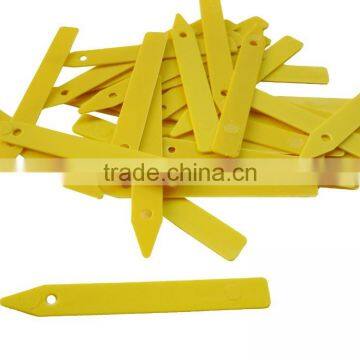4 Inch Yellow Gardening Plastic Plant Tag Plant Label Plant Growing Marker photo-4