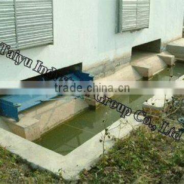 chicken manure removal system for poultry farm