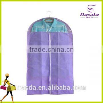 Pvc Non-woven Fabric Suit Cover Bag,purple Garment Bag for Dress Shirt,personalised Garment Bag With Logo