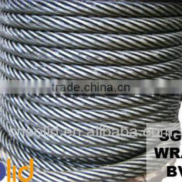 galvanized round steel rope/supply round steel rope