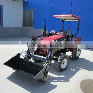 LZ304,30HP, 4WD small garden tractors fit with 4in1 front end loader, small garden tractor loader