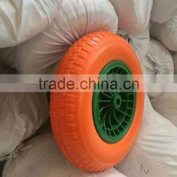 Pu foamed urethane solid foam wheel