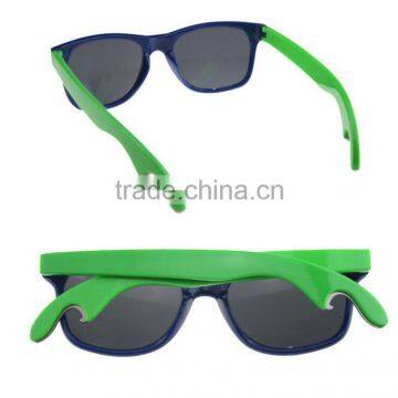 2017 New Black Promotional Fashion Sunglasses With Bottle Opener Ends