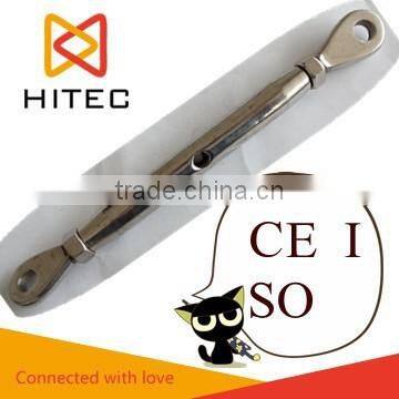 CE and ISO certificate stainless steel AISI 316 close body turnbuckle eye & eye terminal rigging screw for construction