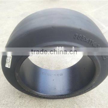 12*5*8 Low Speed Press on Tires Solid Rubber Wheels for Trailers photo-2
