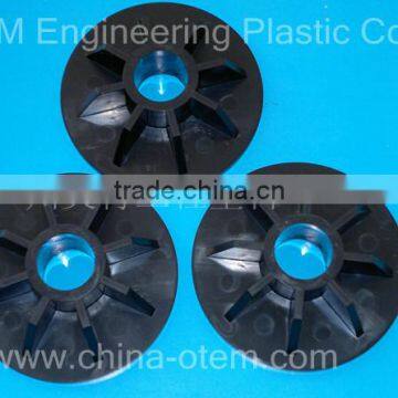 good quality China manufacture engineering plastic parts (sleeve/gasket/valve/pulley etc)