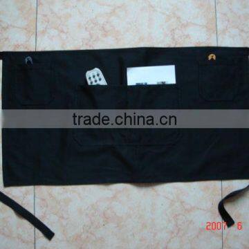 Black Working Waist Apron With 3 Pockets Wholesale photo-2