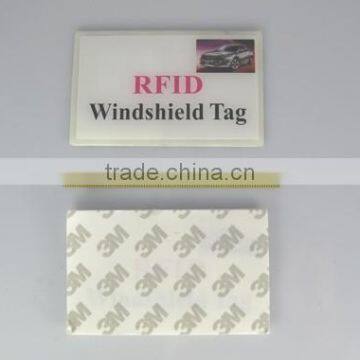 Passive Rewritable RFID Barcode Labeller HF/ UHF RFID Windshield Tags for Traffic Management photo-3