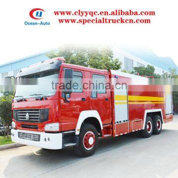 SINOTRUK HOWO 12000 Liter Remote Control Fire Truck Used Fire Truck for Sale photo-2