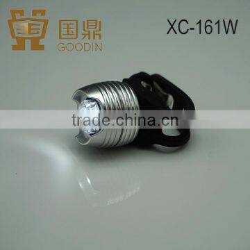 Aluminum Alloy Colour Body of Bike Front Light,1 Super Bright White LED Bike Light,240 Degree View Angle photo-3