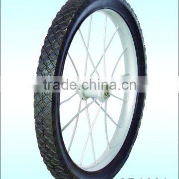 16"X2" semi-pneumatin wheel for hand truck, tool cart-SP1601