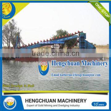 New Brand 2017 Gold Dredging Boat With Bucket Dredger for Wholesales photo-2