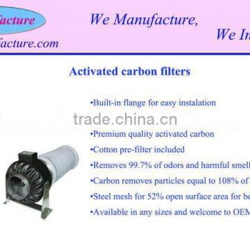 Hydroponics carbon filter