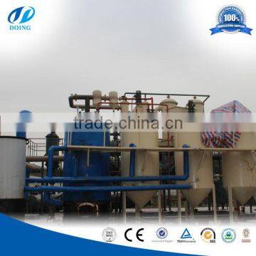 New invention waste oil refining machine for waste or crude heavy oil to diesel