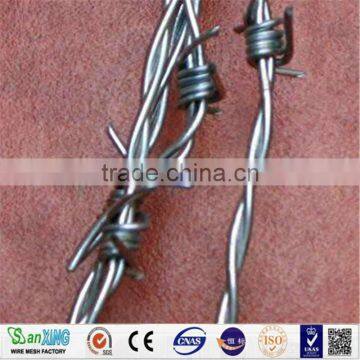 High quality 300M 400M 500M Galvanized Barbed Wire for fence from factory