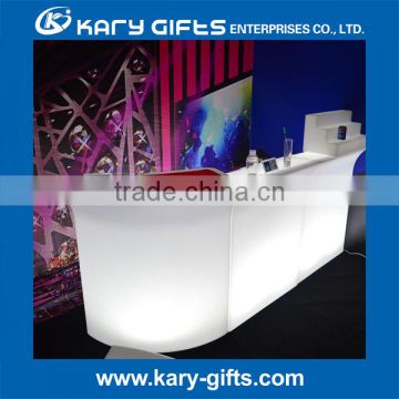 Commercial LED Furniture Plastic Bar Counter Hookah Furniture