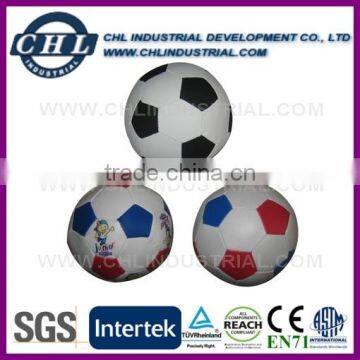 Multi colors stuffed vinyl ball for training