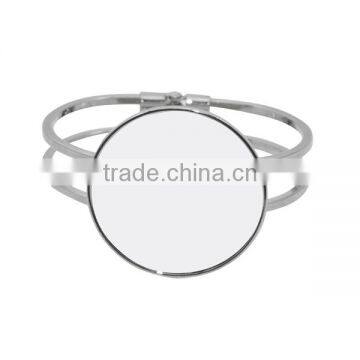 Wholesale Cheap Personalised Fashion Silver Color 316l Sublimation Stainless Steel Bracelet