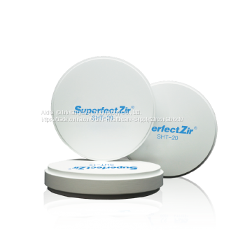 Aidite SuperfectZir SHT Pre shade dental zirconia block/blank for cad/cam open system 98mm