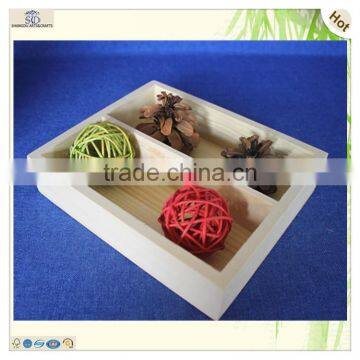 Custom Christmas Garnish Unfinished Cheap Pine Wood Tray photo-4