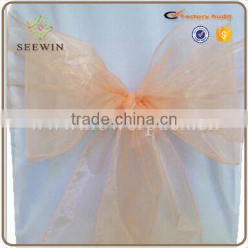 checp organza sash for wedding deco